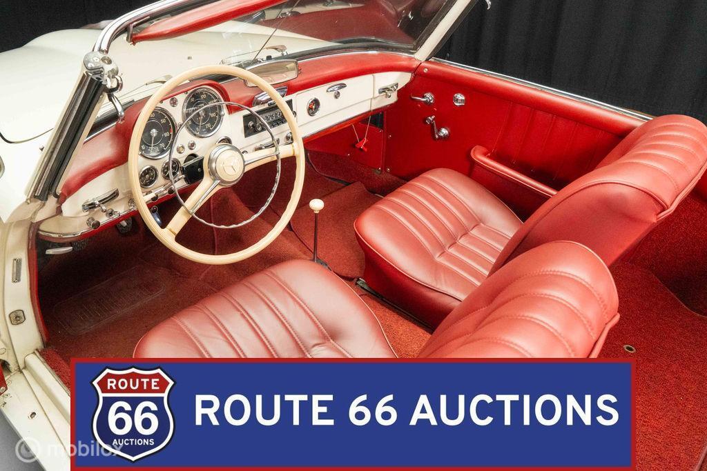 Mercedes-Benz 190 SL | 1959 | Route 66 Auctions, Auto's, Zwart, Mercedes-Benz, Bedrijf, Handgeschakeld