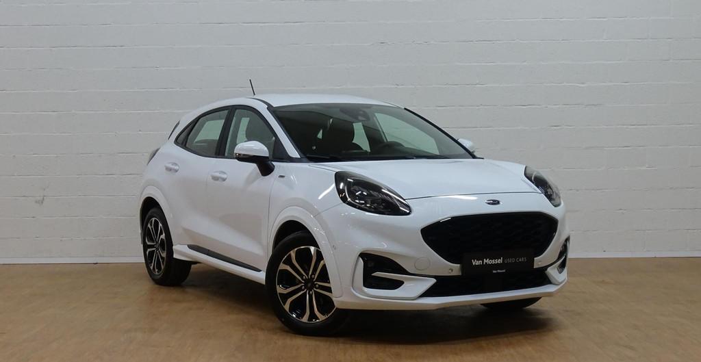 Ford Puma ST-Line - Driver Assist - Camera - Winterpack, Auto's, Stof, Euro 6, Wit, Bedrijf