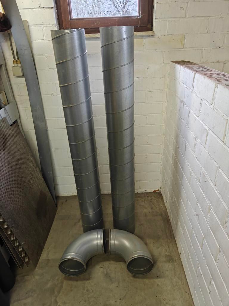 Galva buis voor ventilatie, Ophalen