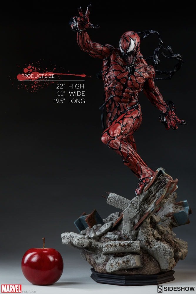 Sideshow Carnage Premium Format Statue Spiderman Venom, Collections, Enlèvement, Comme neuf, Fantasy