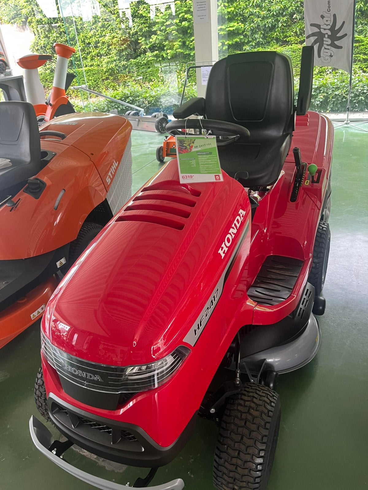 Demo Honda HF 2417 HM, Tuin en Terras, Zitmaaiers, Ophalen, Nieuw, Opvangzak, 90 tot 120 cm