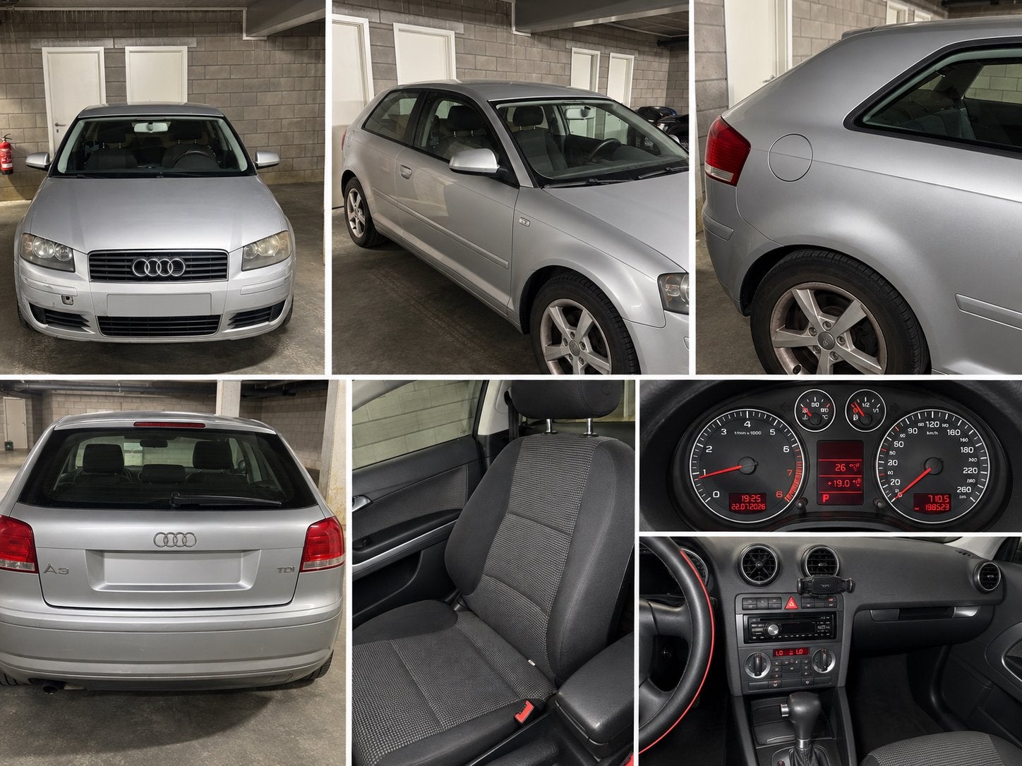 Audi A3 boîte automatique, Autos, Argent ou Gris, Achat, 5 places, Automatique