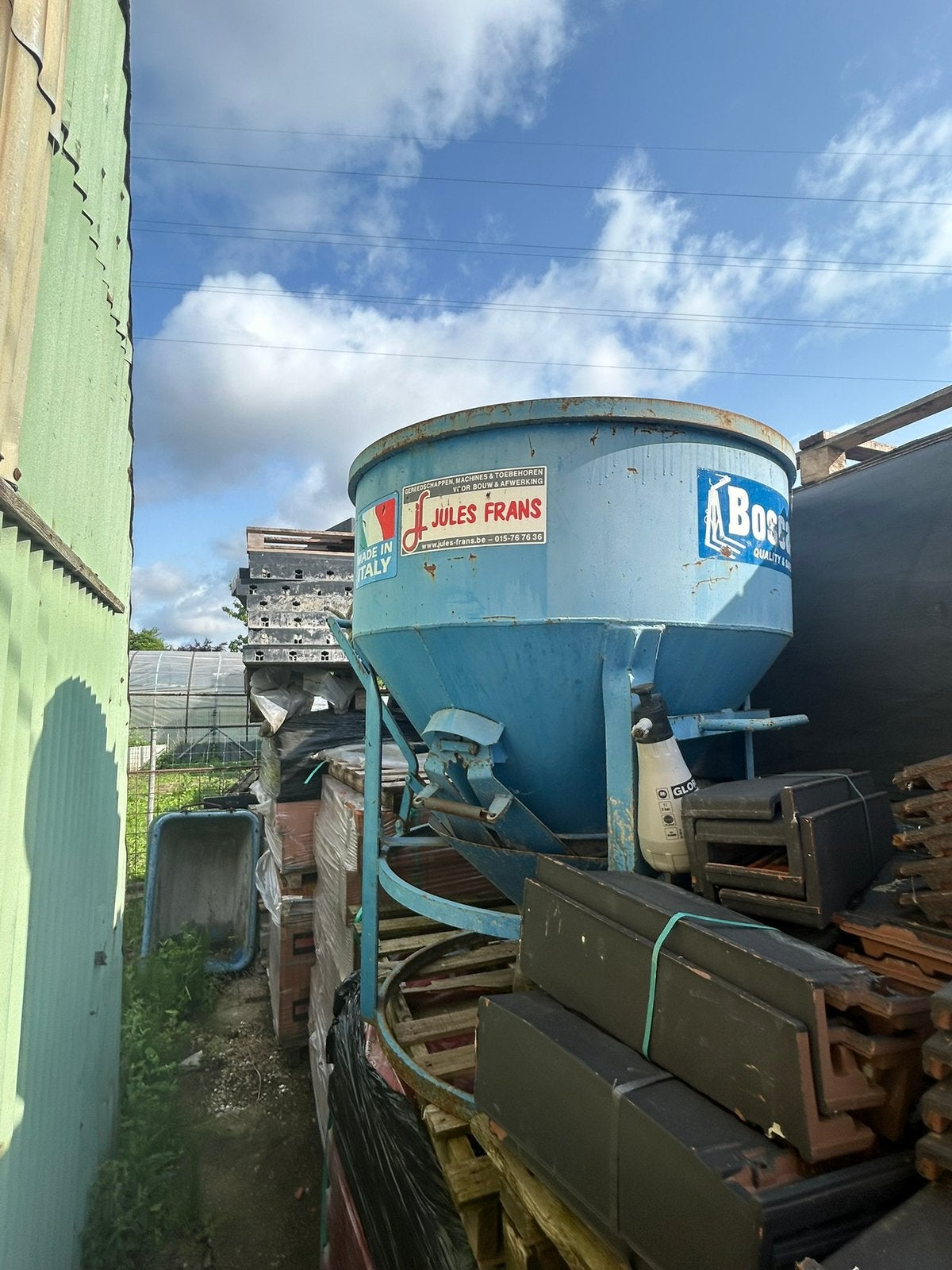 Silo à béton de 500 L en parfait état, Enlèvement, Comme neuf
