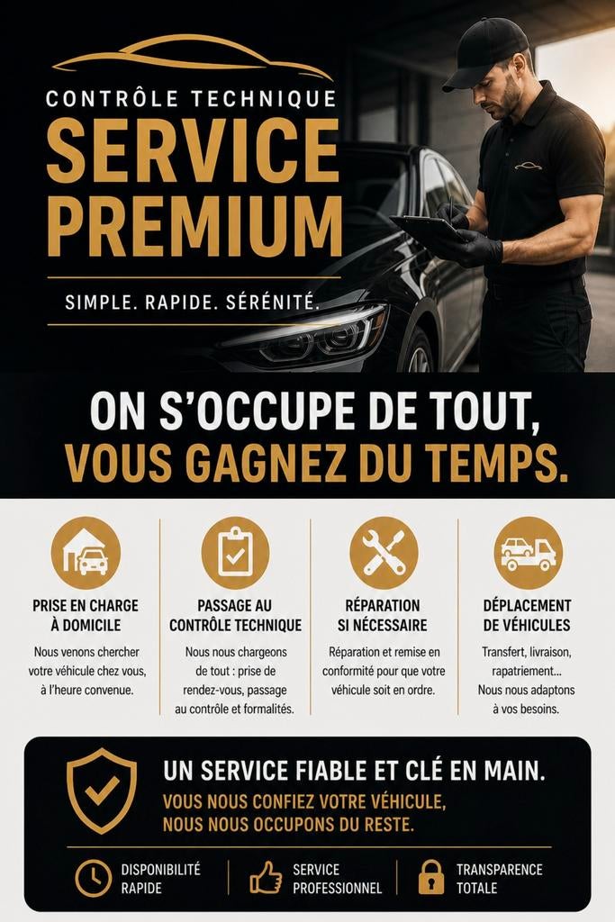 Passage au contrôle technique gestion complète