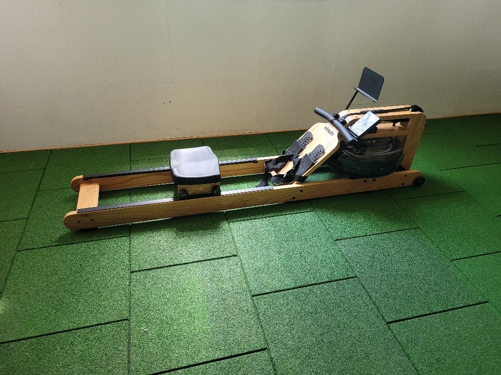 VirtuFit Elite Water Resistance eikenhouten Roeitrainer, Sport en Fitness, Fitnessapparatuur, Ophalen, Overige materialen, Benen