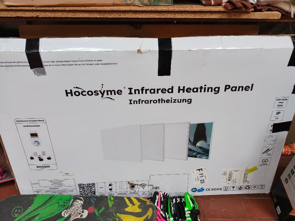 Infrarood-verwarmings (Ruimte tot 25 m2) --> Nooit bebruikt, Ophalen, 100 tot 150 cm, Overige typen, Nieuw