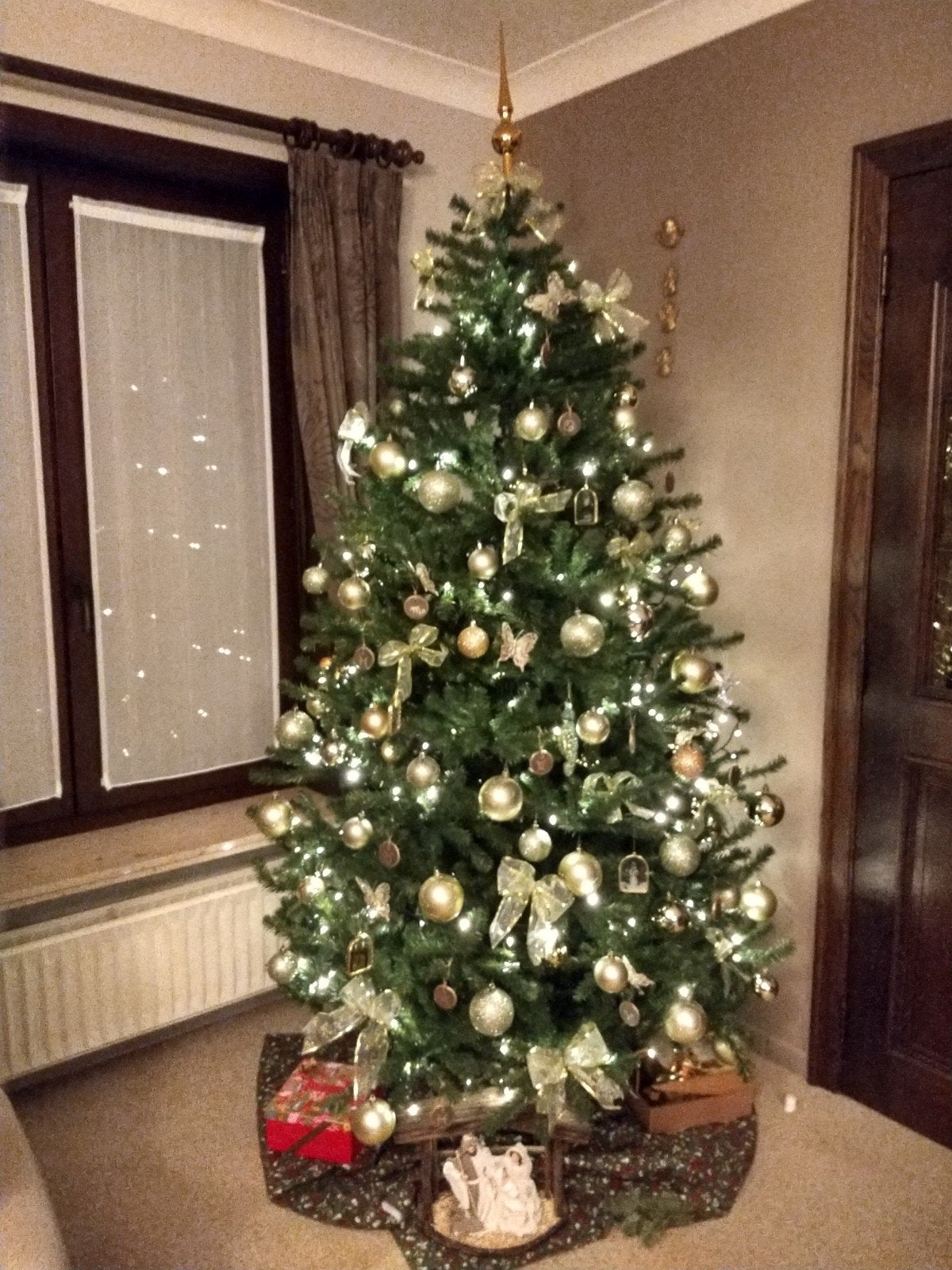 kerstboom groot, kerstboom mini met/zonder decoratie, Ophalen, Gebruikt