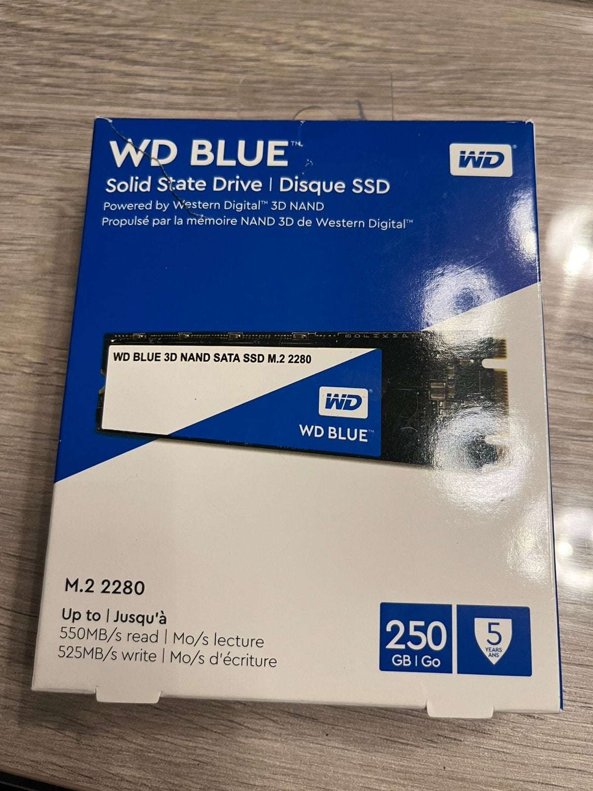 WD Blue SSD - interne SSD 250GB M.2 SATA 2280, Informatique & Logiciels, Enlèvement ou Envoi, Interne, Comme neuf, 250Gb