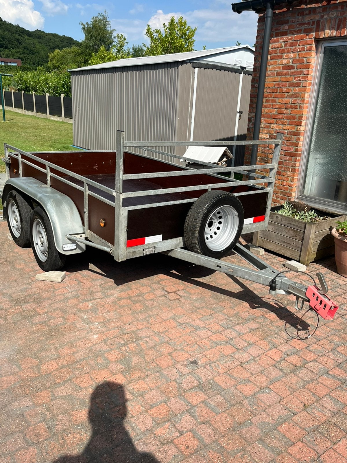 Aanhangwagen 750kg 250x150, Auto diversen, Ophalen, Gebruikt