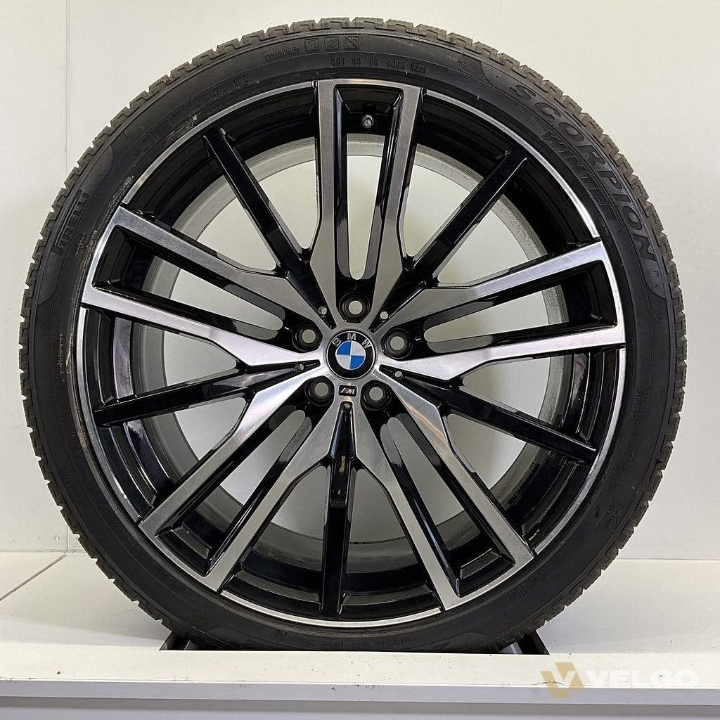 BMW X5 G05 X6 G06 BREEDSET VELGEN + WINTERBANDEN 22 INCH ORI, Pneus et Jantes, Pneus hiver, Véhicule de tourisme, 275 mm