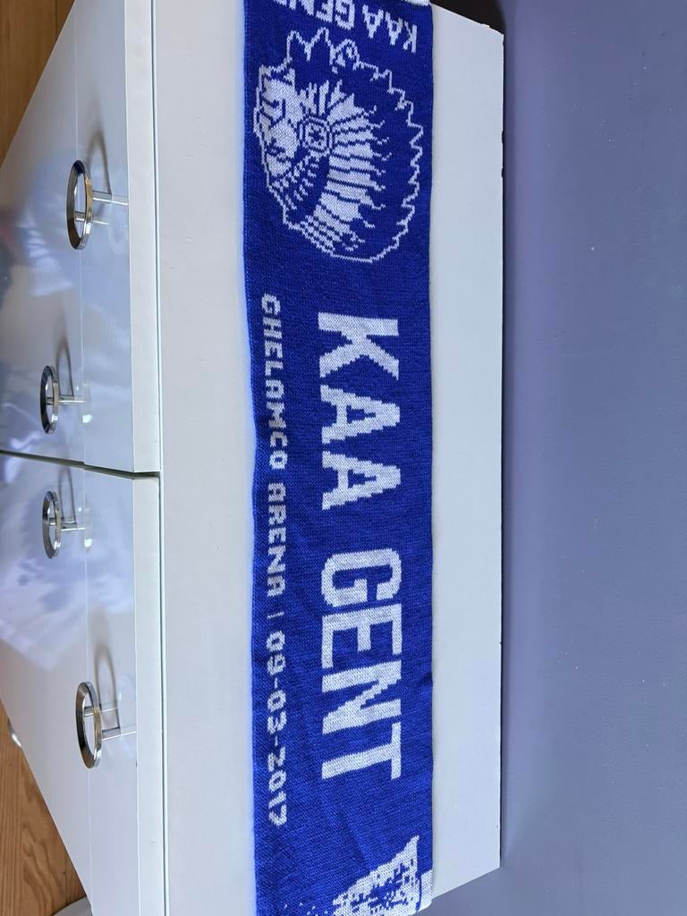 Officiele sjaal KAA GENT - KRC GENK, Ophalen, Nieuw, Vaantje of Sjaal
