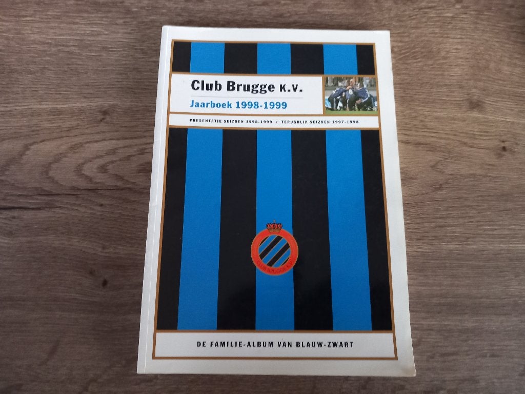 Livre Annuaire Club Bruges 1998-99 Football Bleu-Noir Sport, Enlèvement ou Envoi, Livre ou Revue