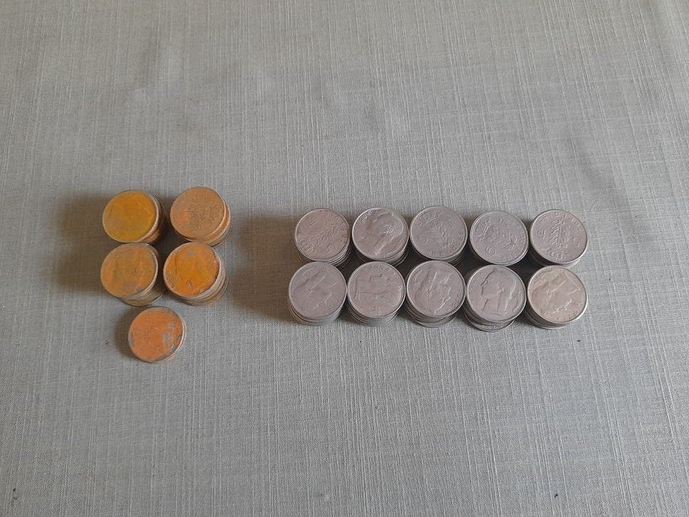 143 munten van 5 Belgische Franken type Ceres van 1948 tot 1, Postzegels en Munten, Ophalen of Verzenden, Metaal, Losse munt