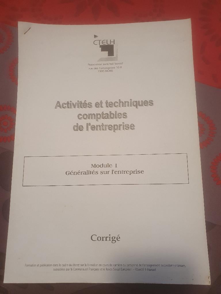 Cours de comptabilité, Enlèvement, Utilisé, Autres niveaux, CTELH