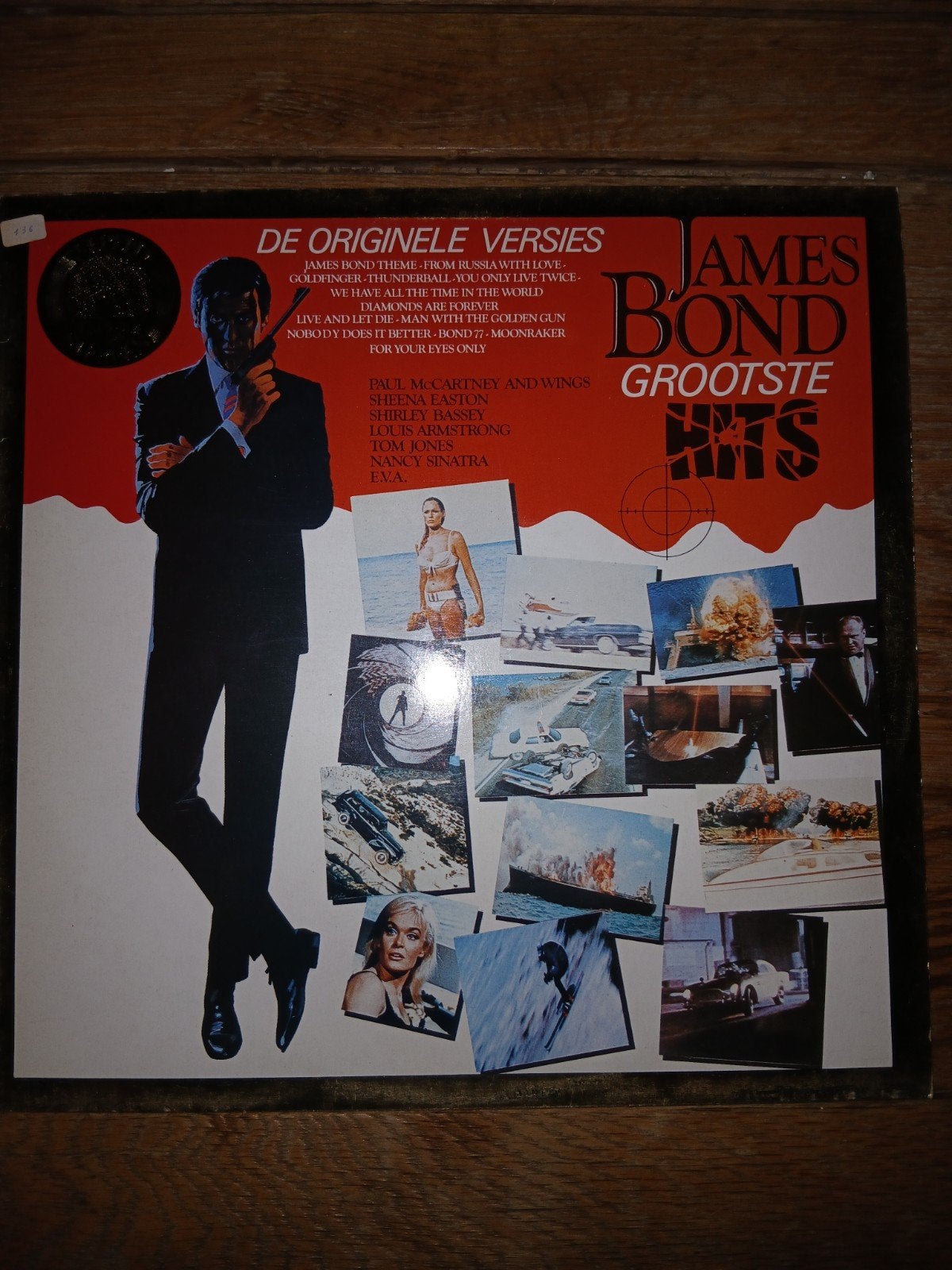 LP James Bond - Grootste Hits (1981) - Originele Versies, Enlèvement, LP