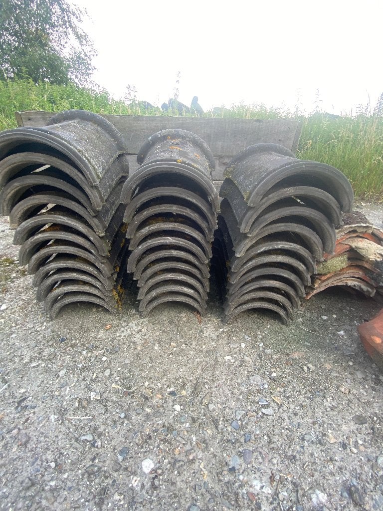 Boomse/nokken/nokvorsten/oude dakpannen/gebruikte dakpannen, Doe-het-zelf en Bouw, Dakpannen en Dakbedekking, Gebruikt, Steen of Klei