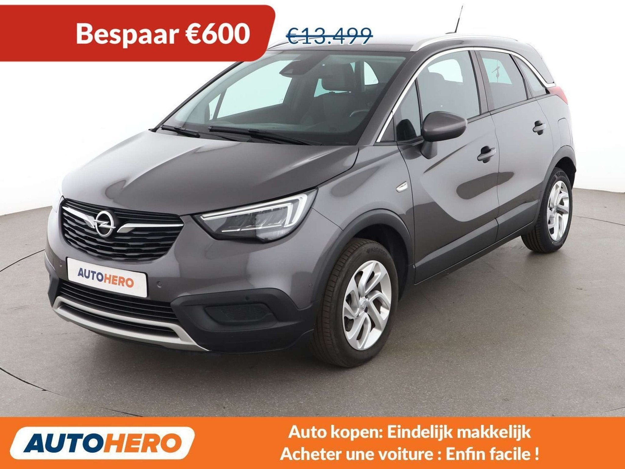 Opel Crossland X 1.2 Turbo INNOVATION (automatique), Autos, Argent ou Gris, Achat, Euro 6, Autres carburants