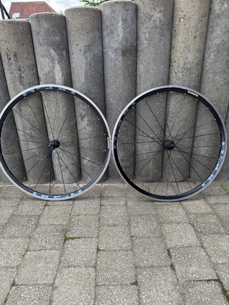 Wielen racefiets, Fietsen en Brommers, Fietsonderdelen, Zo goed als nieuw, Aluminium, Shimano, Racefiets