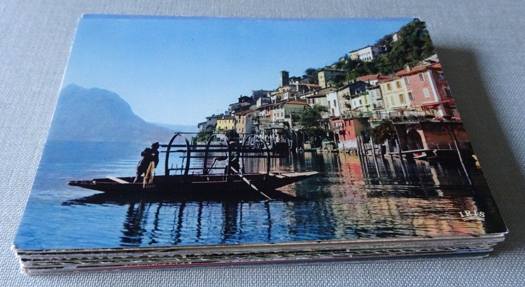 26 postkaarten van Lugano, Zwitserland, Verzamelen, Ophalen of Verzenden, Gelopen