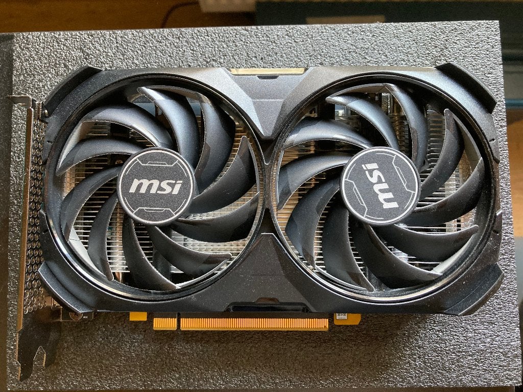 MSI GeForce RTX 4060 Ventus 2X OC 8GB, Informatique & Logiciels, Cartes vidéo, Enlèvement ou Envoi, GDDR6, PCI-Express 4, Comme neuf