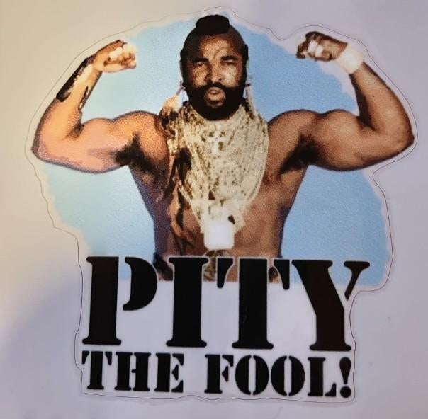 Mr. T - Pity The Fool! A-Team NY 7 x 7 cm, Verzenden, Nieuw
