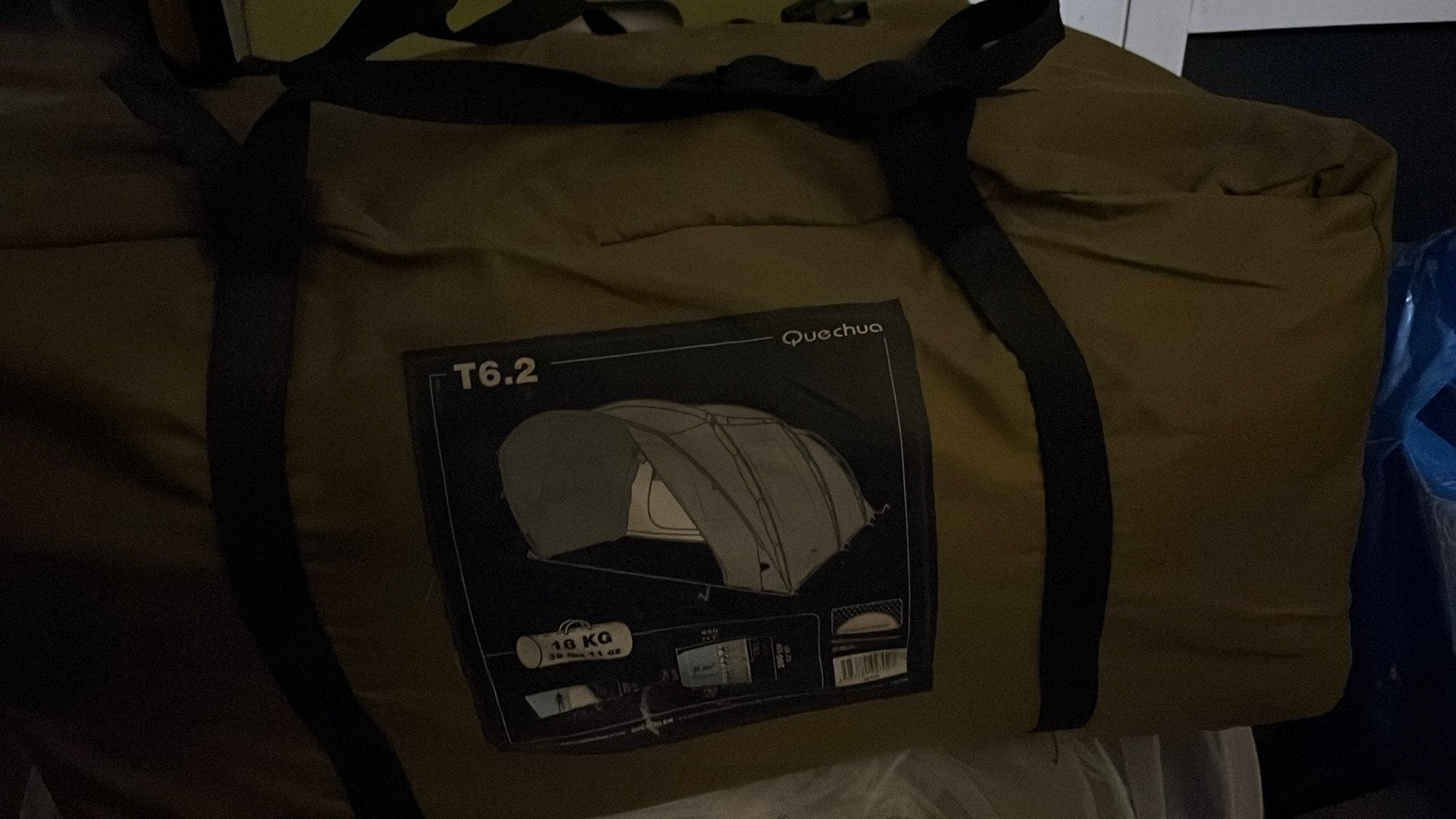 Tent, Ophalen, Gebruikt
