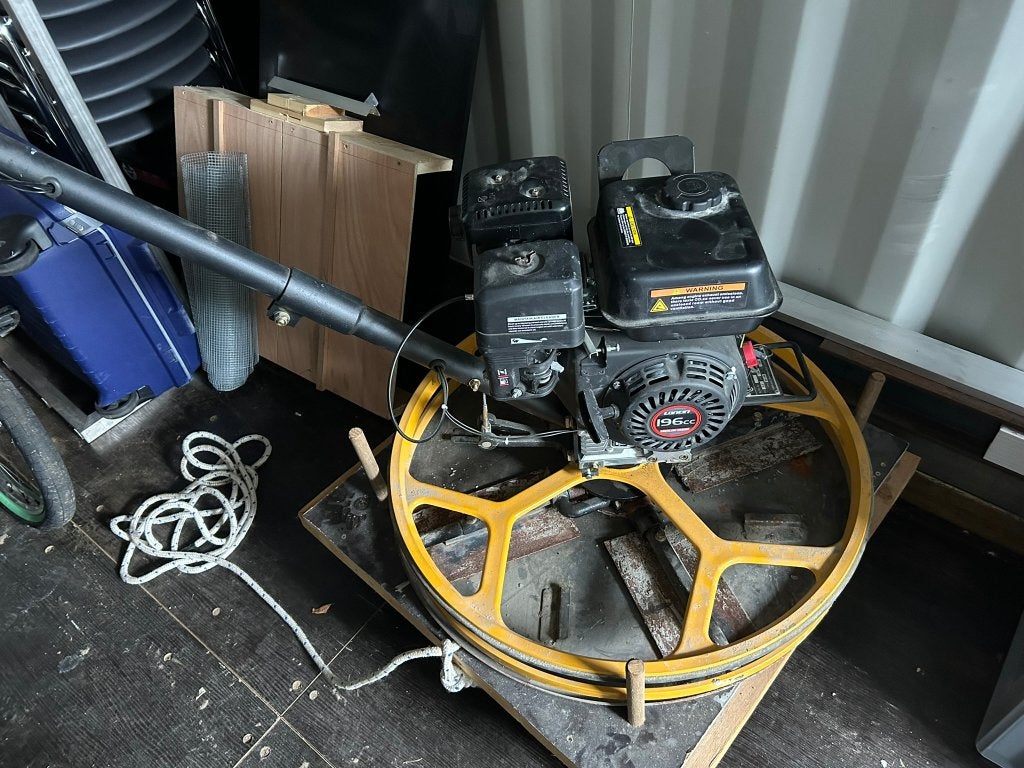 betonvlindermachine, Ophalen, Zo goed als nieuw