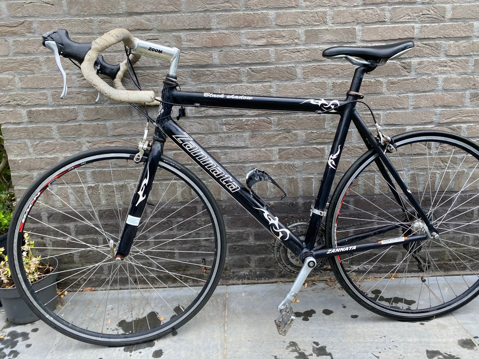 Zannata Black Shadow., Fietsen en Brommers, Fietsen | Racefietsen, Gebruikt, Aluminium, Ophalen