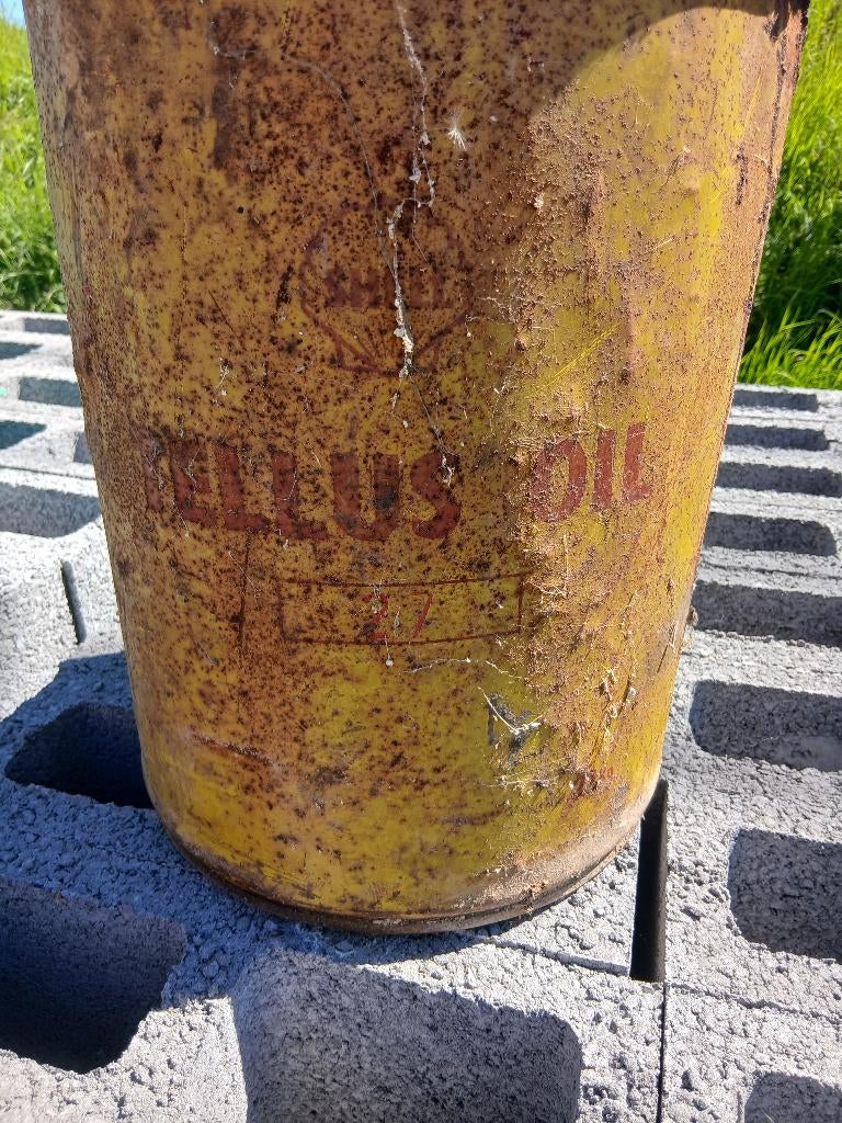 Shell jerrycan van 22 kilo zoals het is, Verzamelen, Ophalen of Verzenden, Gebruikt, Overige, Overige merken