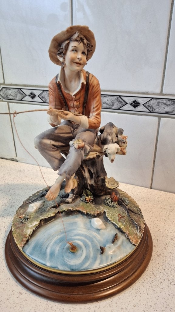 vissertje Capodimonte, Ophalen