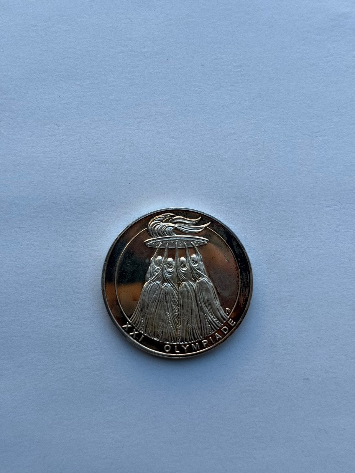 Olympische Medaille/Token Montreal 1976 - XXI Olympiade, Ophalen of Verzenden