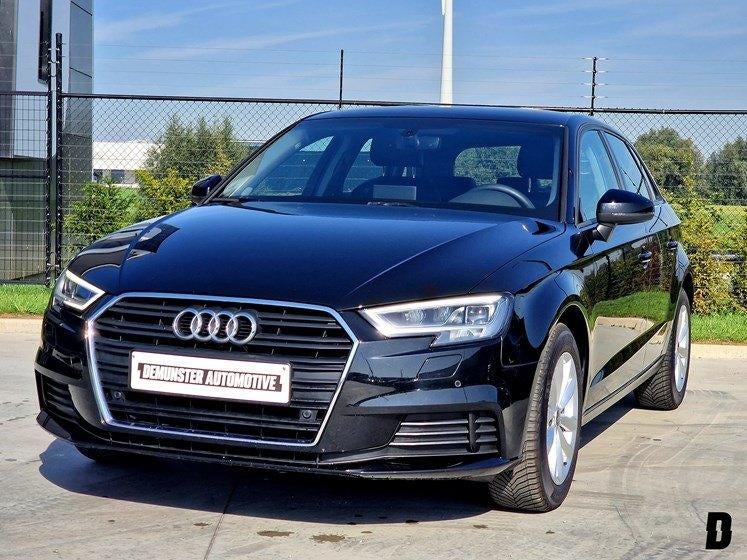 Audi A3 30 TFSI/S-Tronic/Camera/Navi/Heated Seats/Leder, Auto's, Audi, Automaat, Euro 6, Zwart, Leder