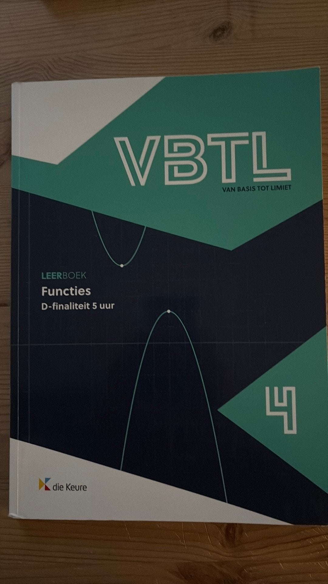 VBTL 4 – leerboek functies (D-5uur), Ophalen, Zo goed als nieuw, ASO, Wiskunde A