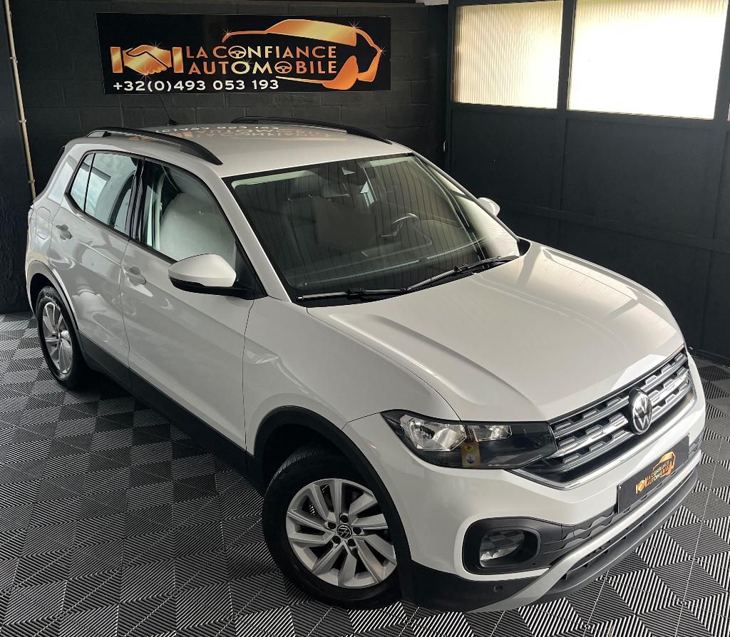 Volkswagen T-Cross 1.0TSI 1e eigenaarsgarantie 12 maanden, Auto's, Volkswagen, Voorwielaandrijving, Wit, 5 deurs, 3 cilinders