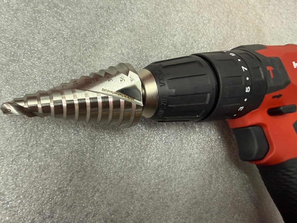 HSS getrapte boor, trappenboor hilti, Doe-het-zelf en Bouw, Gereedschap | Boormachines, Ophalen, Nieuw, 600 watt of meer, Boor- en Schroefmachine