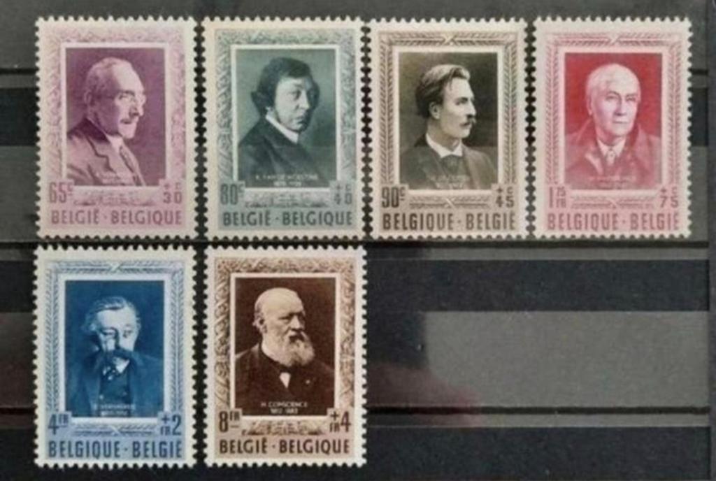 Belgique : COB 892/93 ** Culturelle 1952., Timbres & Monnaies, Timbres | Europe | Belgique, Sans timbre, Neuf, Enlèvement ou Envoi