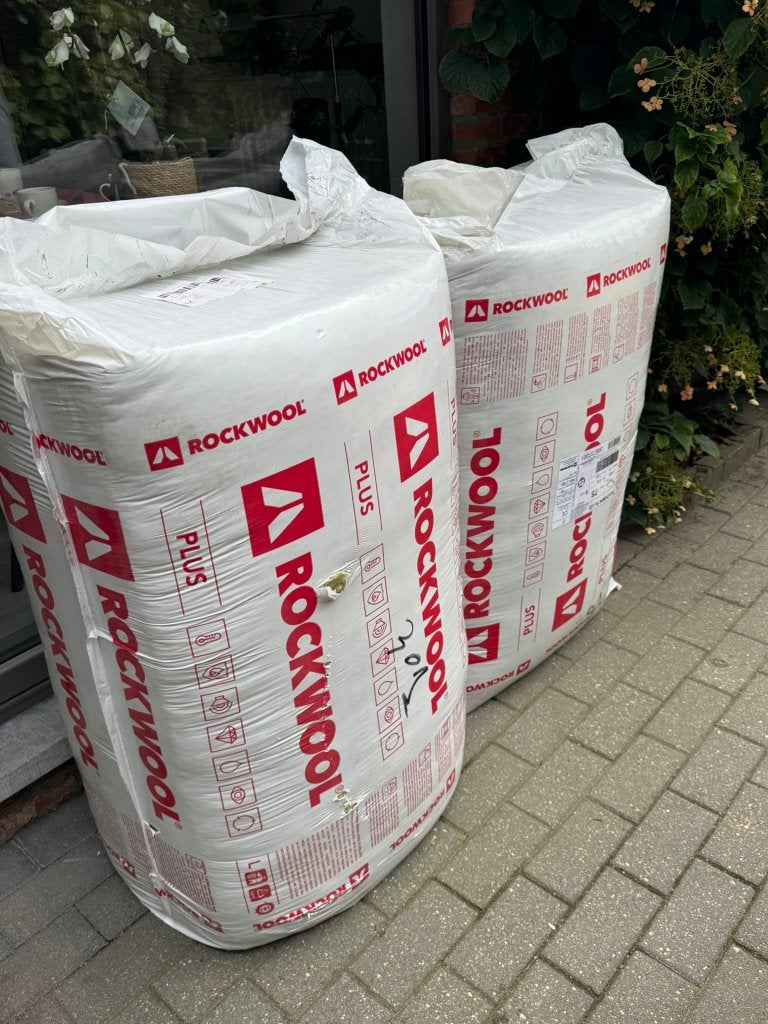isolatie rockwool plus 75 mm dikte /1000 x 610 mm, Doe-het-zelf en Bouw, Ophalen, 4 tot 8 cm, 10 tot 15 m², Nieuw