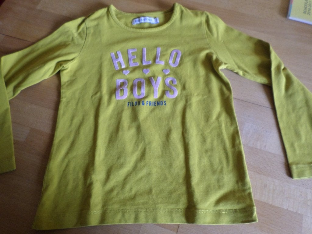 t shirt Filou & Friends: maat 122, Gebruikt, Meisje, Ophalen of Verzenden, Shirt of Longsleeve