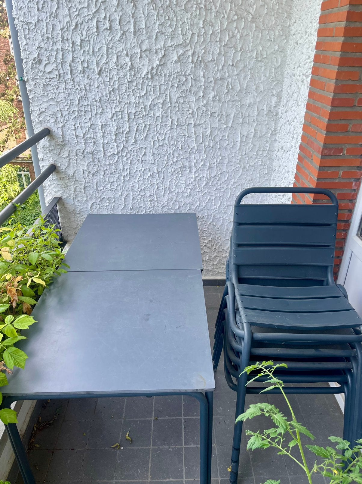 Tables et chaises d’extérieur, Enlèvement, Utilisé, Métal