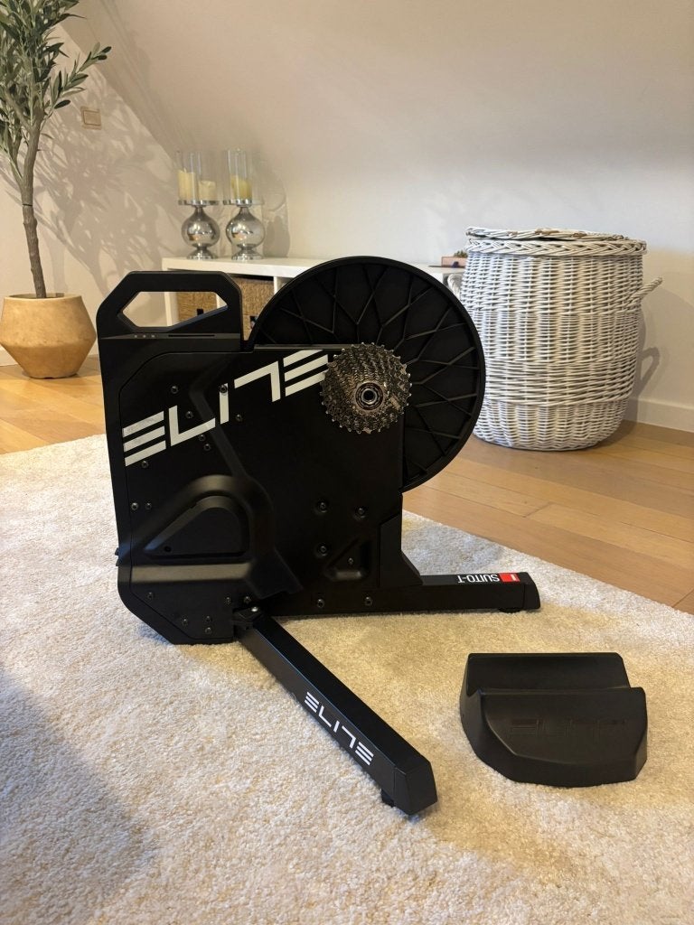 Elite Suito-T met shimano 105R7000 11 speed + voorwielsteun, Enlèvement, Comme neuf, Autres types