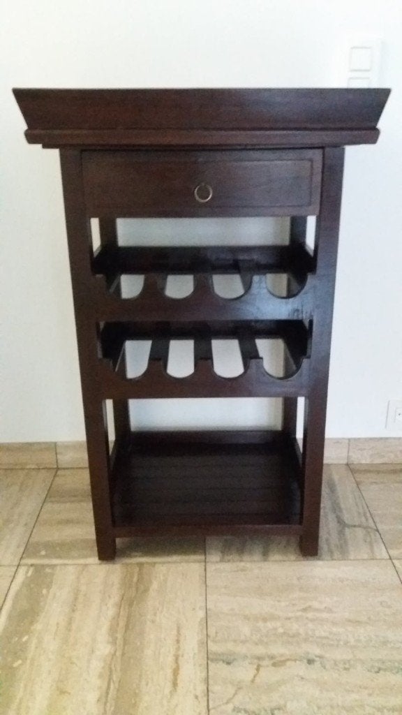 Armoire de service avec casier à vin, Enlèvement, Comme neuf