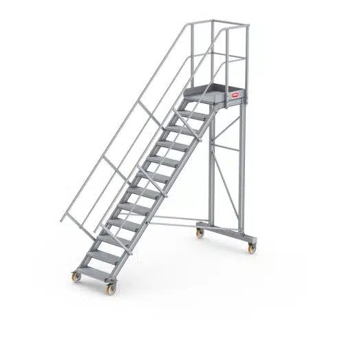 Altrex magazijn trap bordes trap, Ophalen, Zo goed als nieuw, Ladder