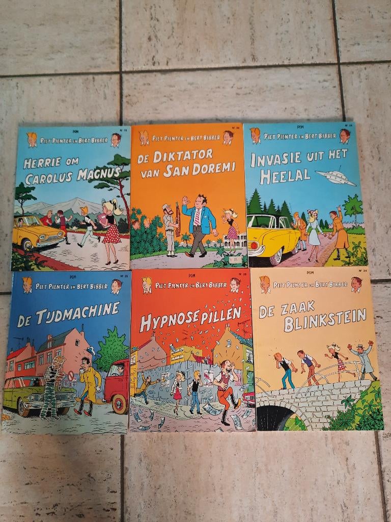 Strip Piet Pienter en Bert Bibber, Plusieurs BD, Enlèvement, Comme neuf, POM