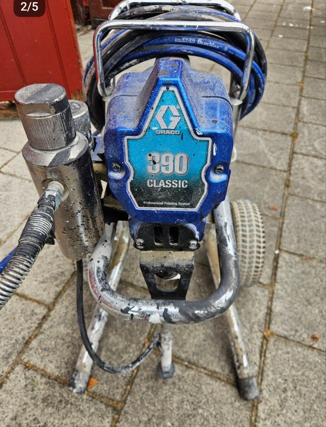 airless graco professionnel, Ophalen