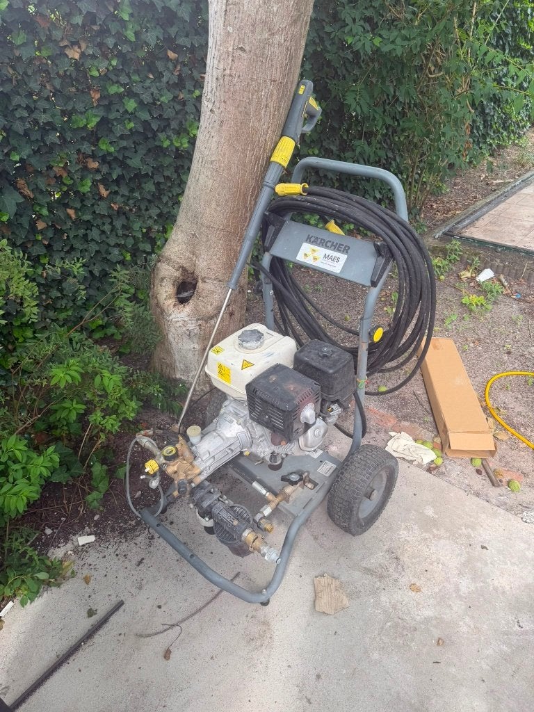 kärcher 9/23 Ge, Tuin en Terras, Hogedrukreinigers, Gebruikt, Benzine, Met regelbare waterdruk, Ophalen