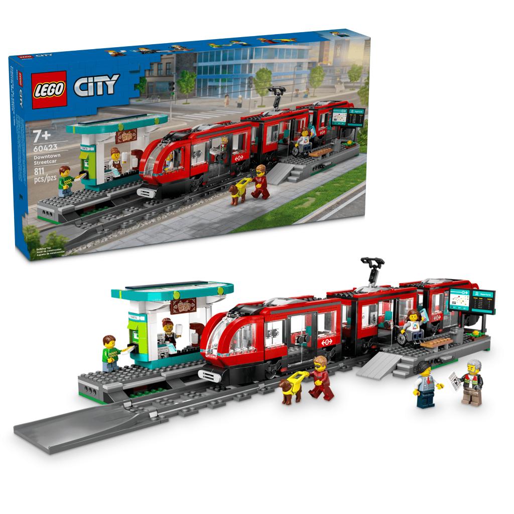 LEGO 60423 — Tramway et gare du centre-ville — Scellé/neuf, Neuf, City, Enlèvement ou Envoi, Lego