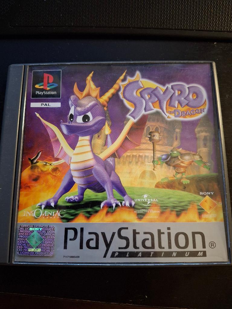 Ps1 Spyro The Dragon Platinum, Consoles de jeu & Jeux vidéo, Jeux | Sony PlayStation 1, Enlèvement ou Envoi, 1 joueur, Aventure et Action