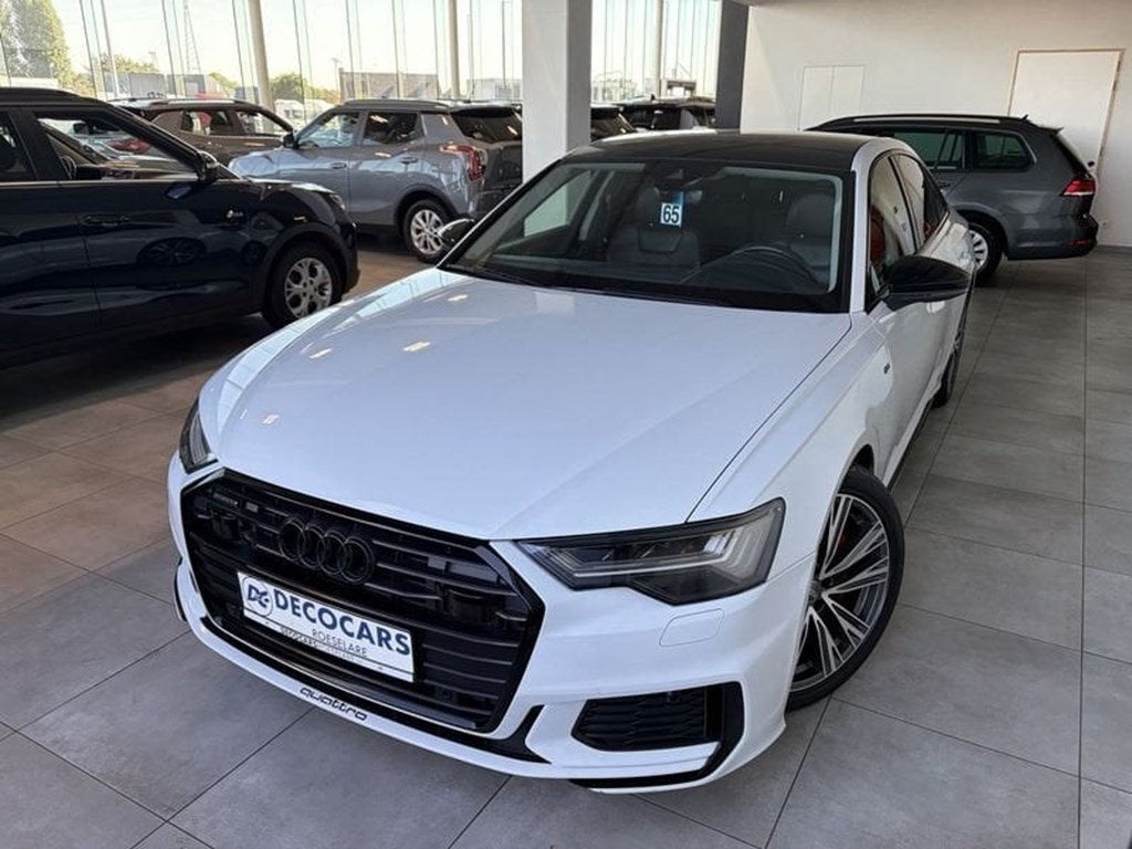 Audi A6 S-Line / Apple Carplay - Android Auto / Keyless / C, Auto's, Automaat, Wit, 186 kW, 5 deurs