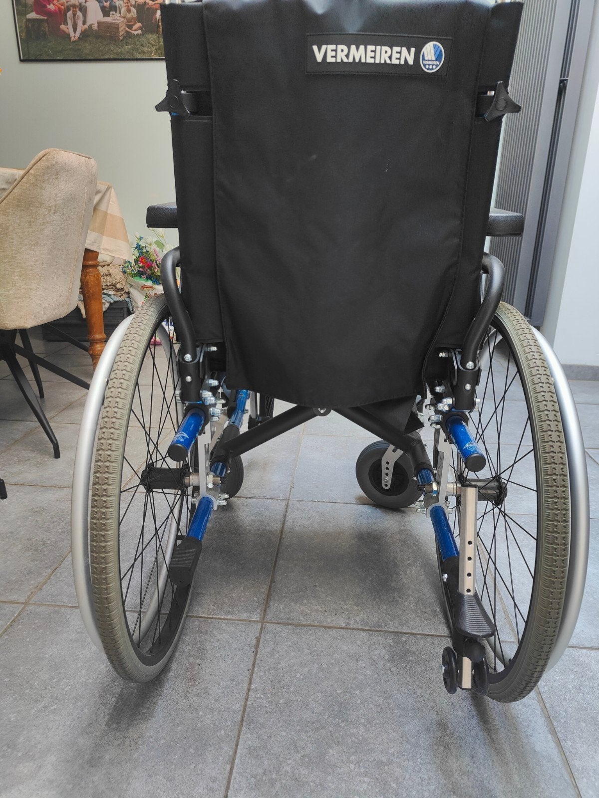 Rolstoel Vermeire. Zo goed als nieuw., Ophalen, Inklapbaar, Zo goed als nieuw, Duwrolstoel