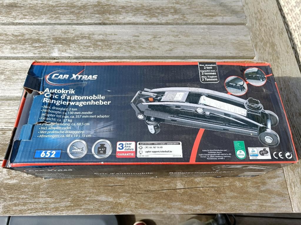 Autokrik car Xtras (max. 2ton), Ophalen, Nieuw, Manueel
